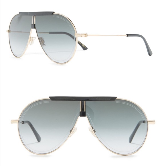 Jimmy Choo | Silver Mirror Eddy Sunglasses | New